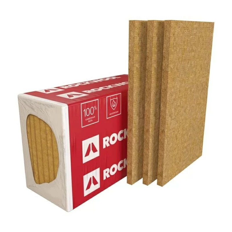 Теплоизоляция Rockwool Венти Баттс Оптима 1000х600х50 мм, 8 шт