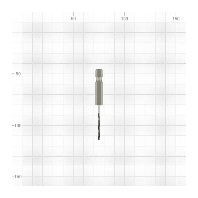 Сверло с шестигр.хв.по металлу Trigger 73420 Р6М5 2,0 мм (уп. 2 шт.)