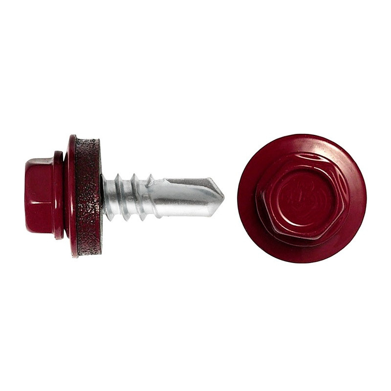 Саморез кровельный SWFS Premium RAL-3005 ZP 5,5х19 (3500 шт)