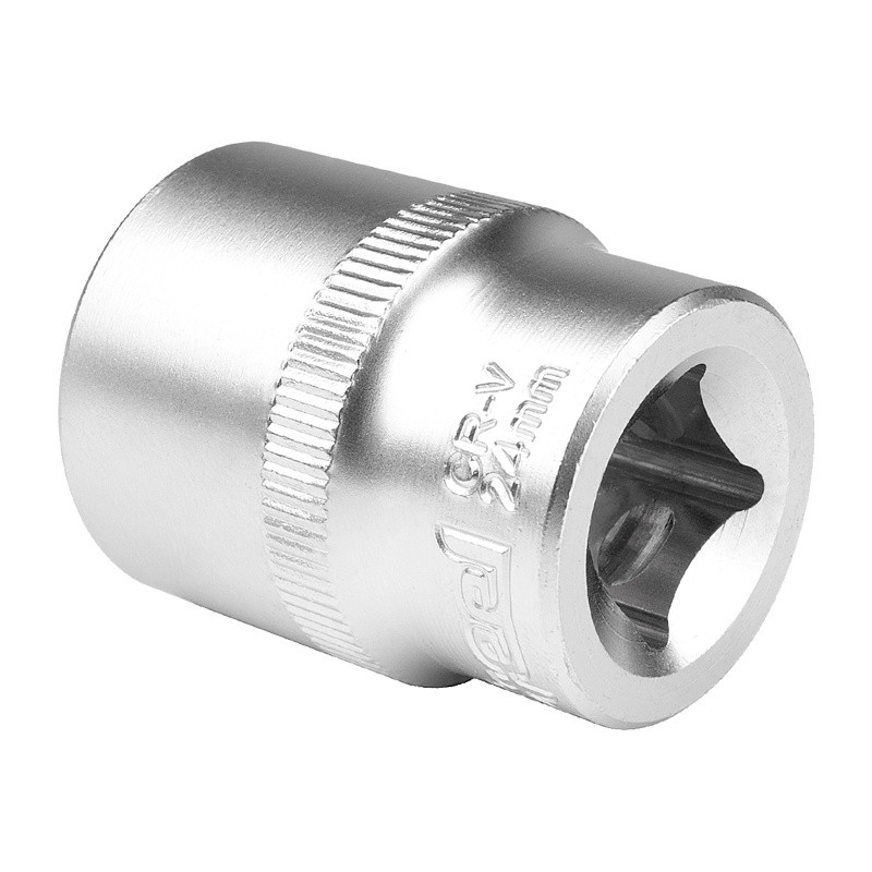 Головка шестигранная торцевая, CrV 1/2" 24 мм Головка шестигранная торцевая, CrV 1/2" 24 мм