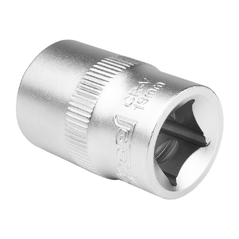 Головка шестигранная торцевая, CrV 1/2" 19 мм Головка шестигранная торцевая, CrV 1/2" 19 мм