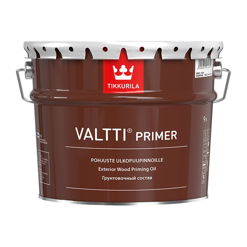 Антисептик для древесины Tikkurila Valtti Primer грунтовочный (9 л)