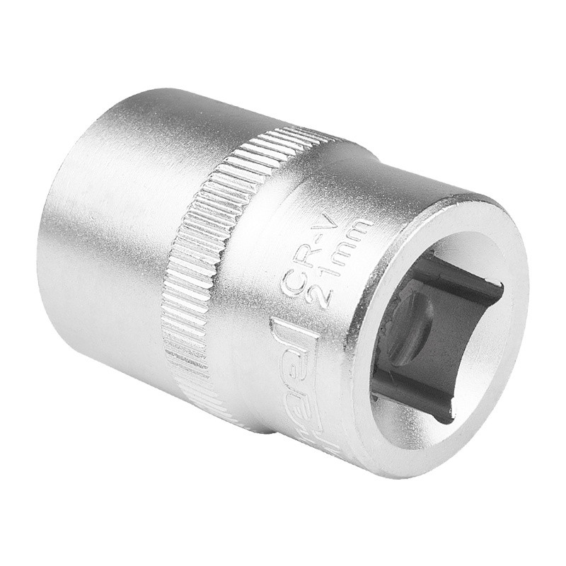 Головка шестигранная торцевая, CrV 1/2" 21 мм Головка шестигранная торцевая, CrV 1/2" 21 мм