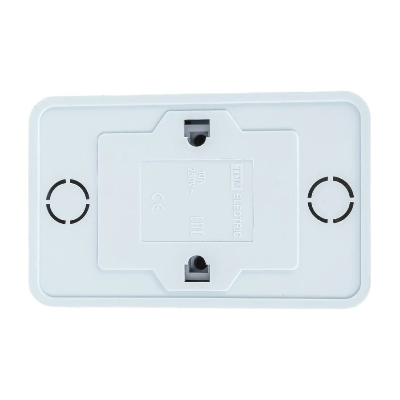 Розетка о/у Ладога SQ1801-0017, 2 гнезда, б/з, белая Розетка о/у Ладога SQ1801-0017, 2 гнезда, б/з, белая
