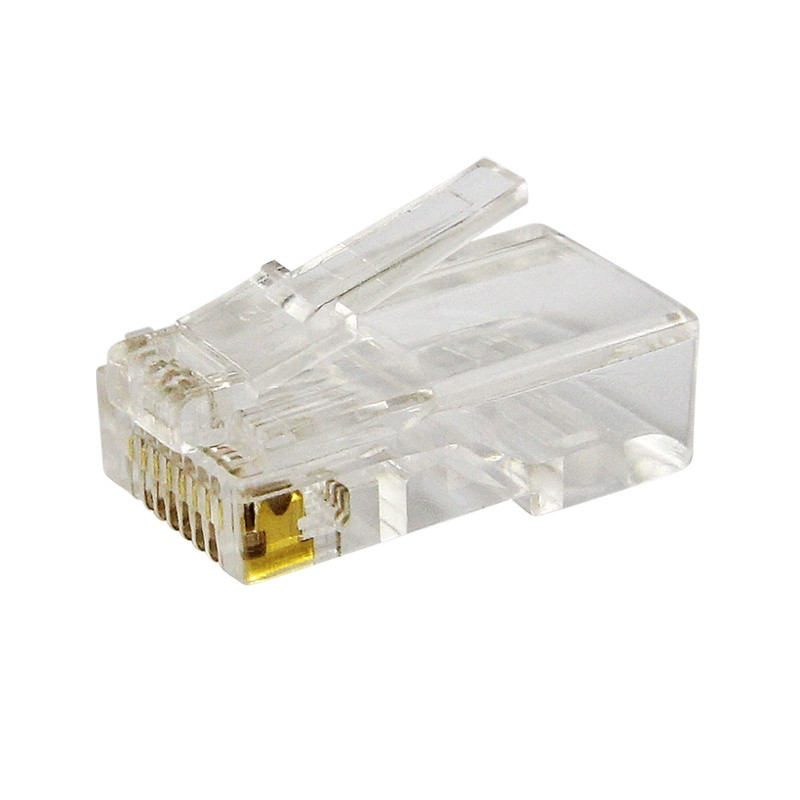 Коннектор компьютерный RJ-45 UTP для кабеля cat.5e (100 шт.) Коннектор компьютерный RJ-45 UTP для кабеля cat.5e (100 шт.)