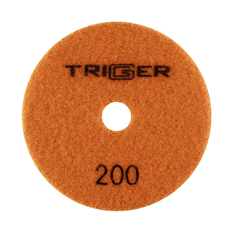 Алмазный гибкий шлифовальный круг Trigger 70733 №200 100мм, рабочий слой 3мм (сух. шлиф.)