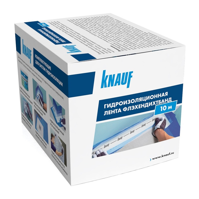 Лента гидроизоляционная Knauf-Флехендихтбанд, 10 м Лента гидроизоляционная Knauf-Флехендихтбанд, 10 м