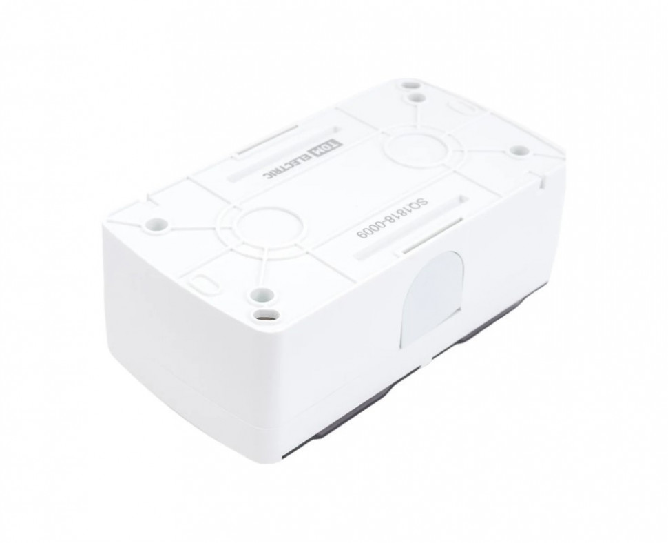 Розетка о/у Селигер SQ1818-0009, 2 гнезда, с/з и крышкой, IP54, белая