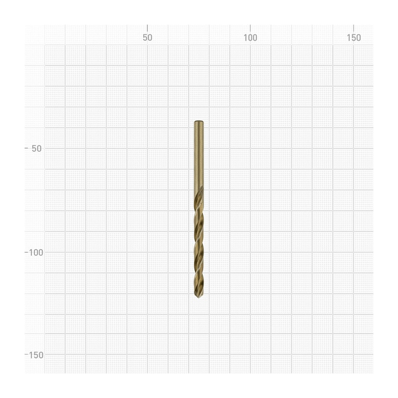Сверло по металлу Trigger 74250 Кобальт 5,0 мм Р6М5К5 (уп. 2 шт.)