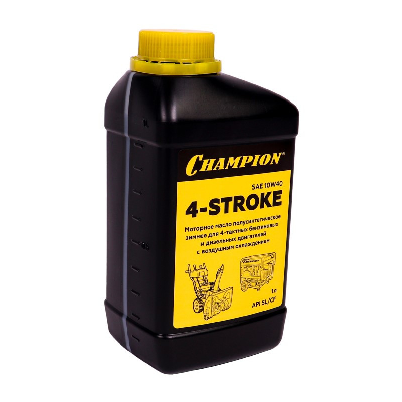 Масло для 4-х тактных двигателей Champion API SL/CF 10W40 полусинтетическое (1 л) Масло для 4-х тактных двигателей Champion API SL/CF 10W40 полусинтетическое (1 л)