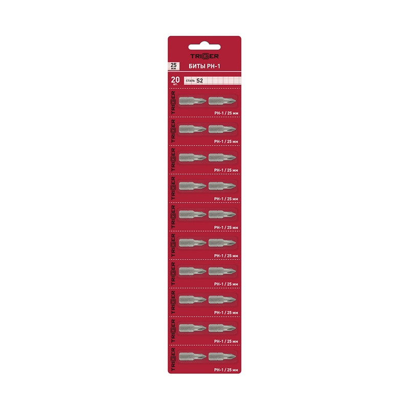 Биты Trigger 85961 Профи PH-1 25 мм (20 шт.)