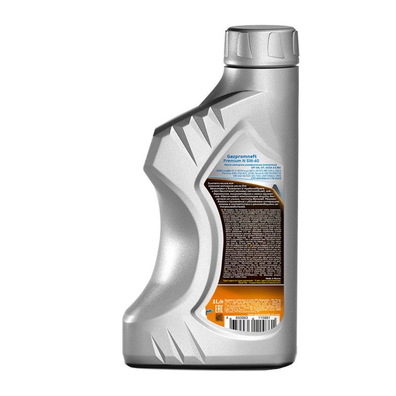 Масло Gazpromneft Premium N 5W-40 синтетическое (1 л)